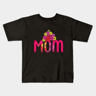 Mom a beautiful world Kids T-Shirt